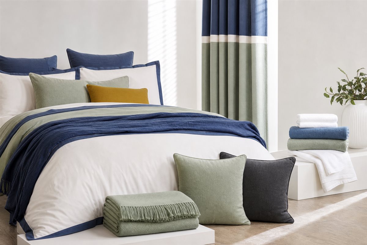 Finished bedding, cushions, curtains and home textile products